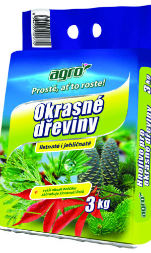 hnojivo na okrasné dreviny 3kg agro cs