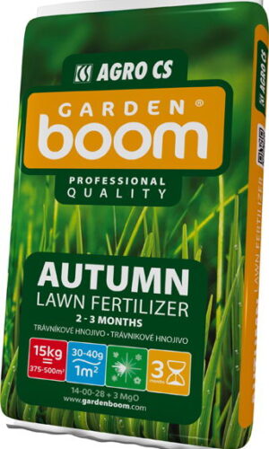 trávnikové hnojivo garden boom jeseň 15kg agro cs